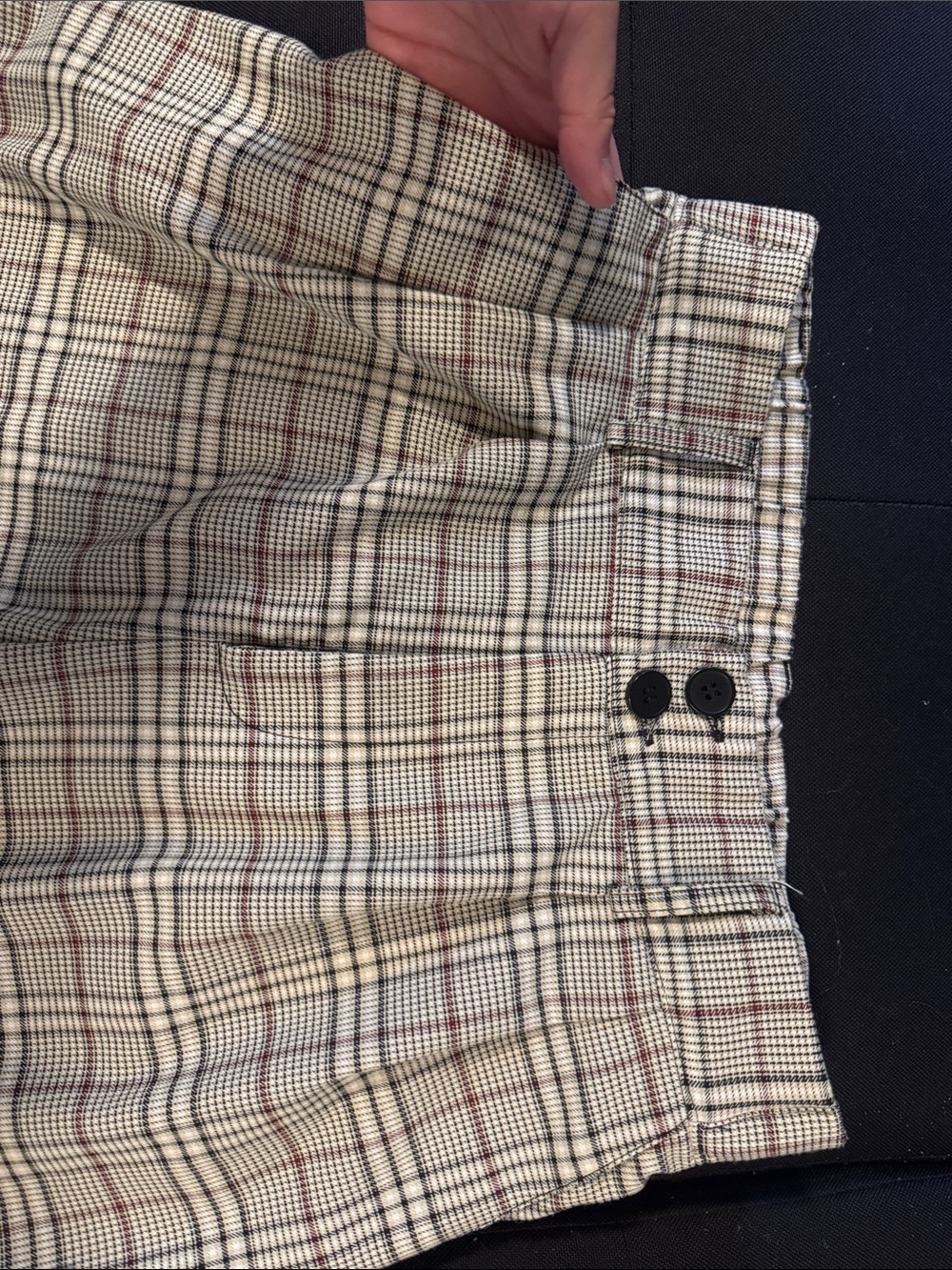 Full Tilt Plaid Women’s Dress Pants - Picture 4 of 6